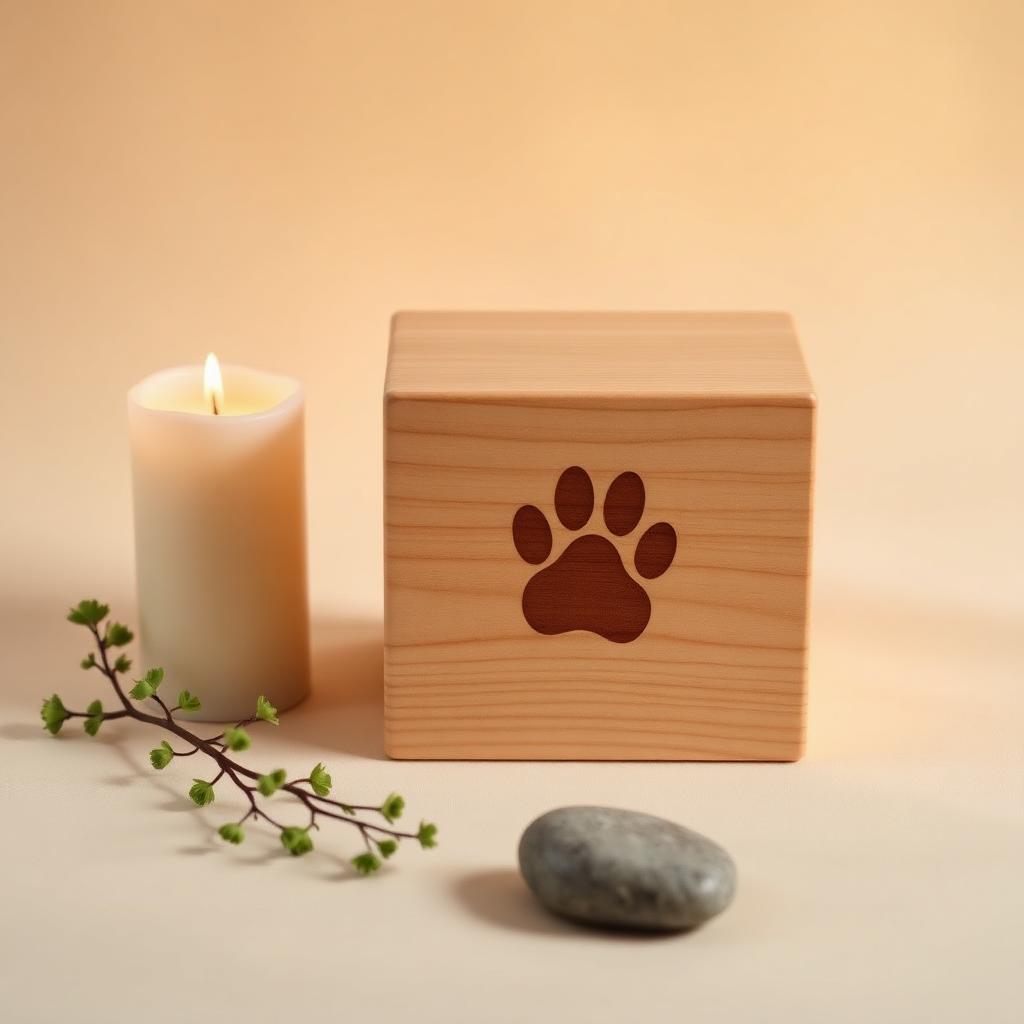 Urna de cremação para pets